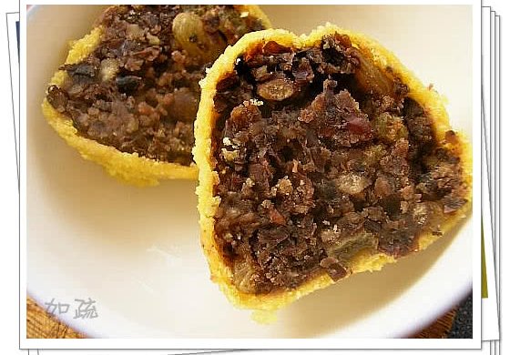 豆沙葡萄干团子