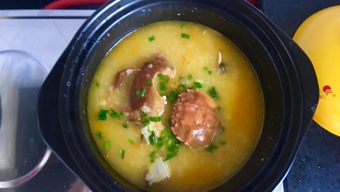 大闸蟹鲜粥