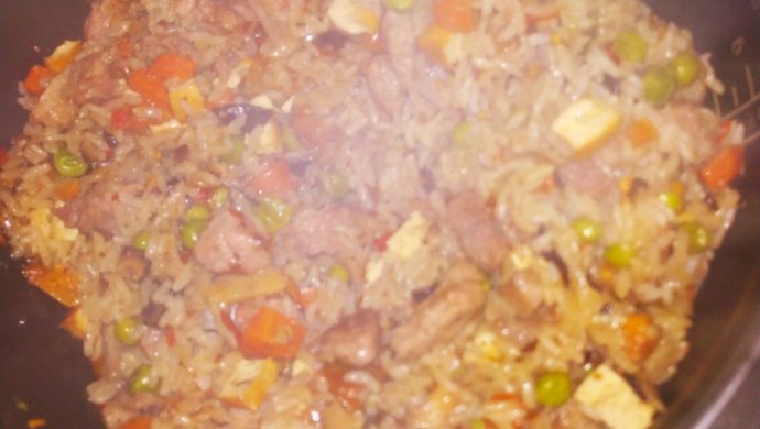 五香肉焖饭