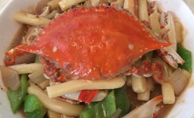 海蟹炒年糕