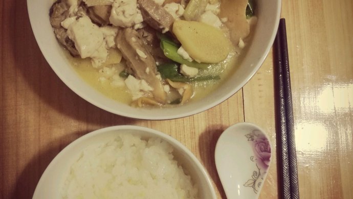 蚌肉豆腐