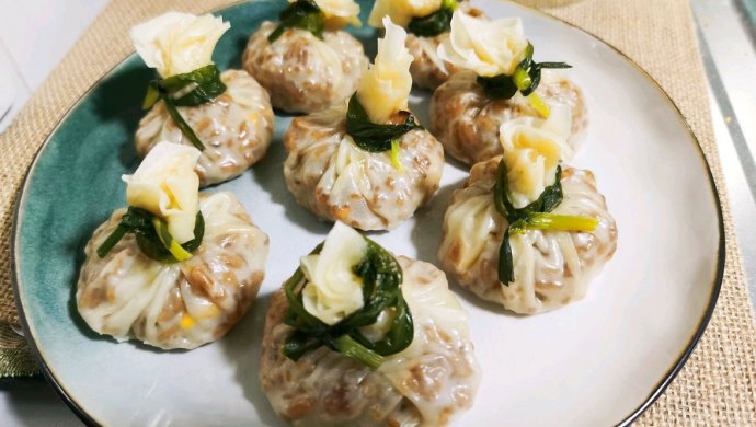 锦娘制――懒人烧麦（饺子皮版）