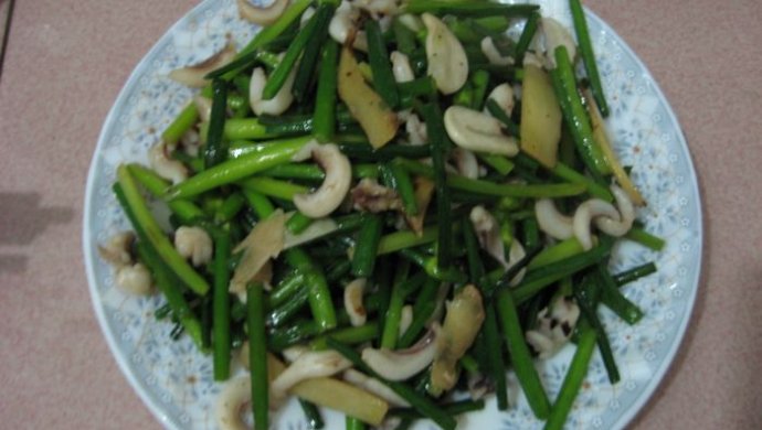 【猫记私房菜】墨鱼仔韭菜花