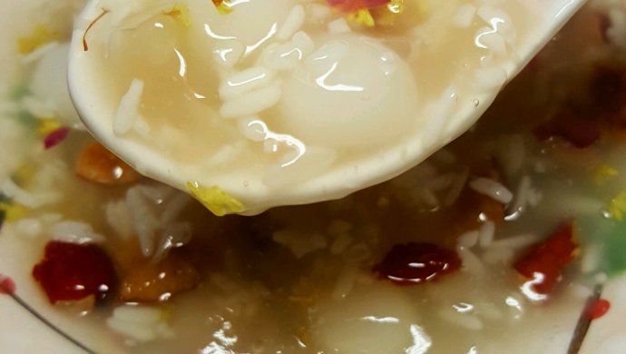 桂花藕粉米酒糊