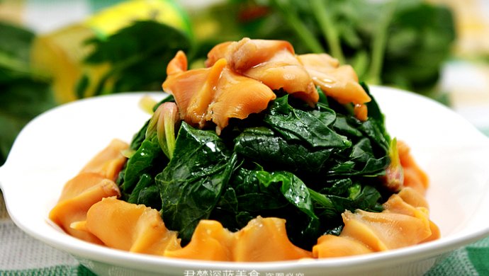 赤贝拌菠菜