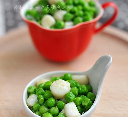 甜豆炒鲜贝