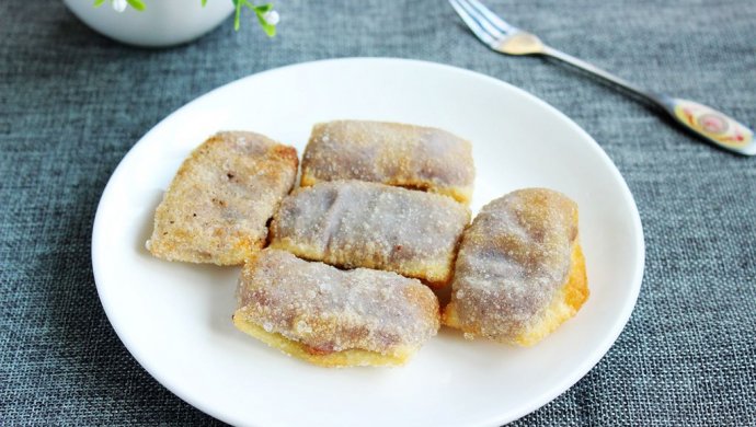 馄饨皮红豆泥小饼