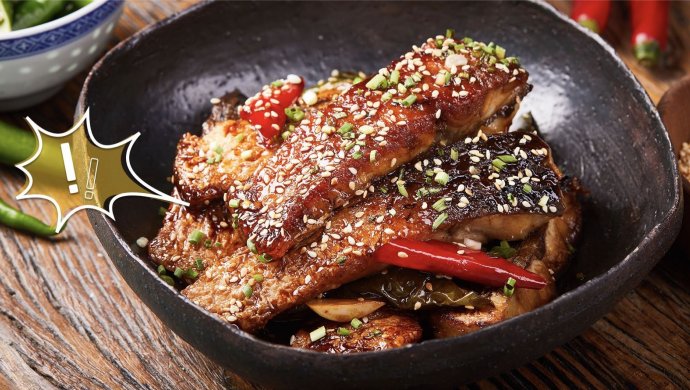 【糍粑鱼】烧草鱼的一个好方法,干香又入味!