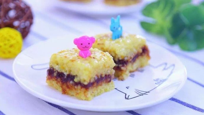 黄米凉糕  宝宝辅食食谱