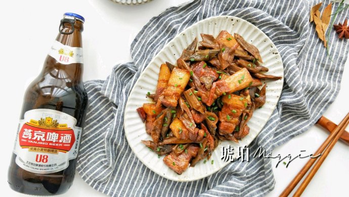 干笋燕京U8啤酒炖肉