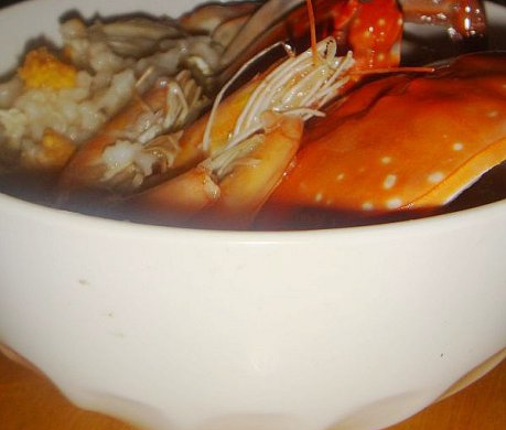 海蟹鲜虾粥