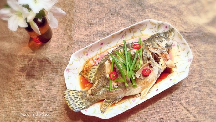 清蒸桂鱼―美味的桂鱼花