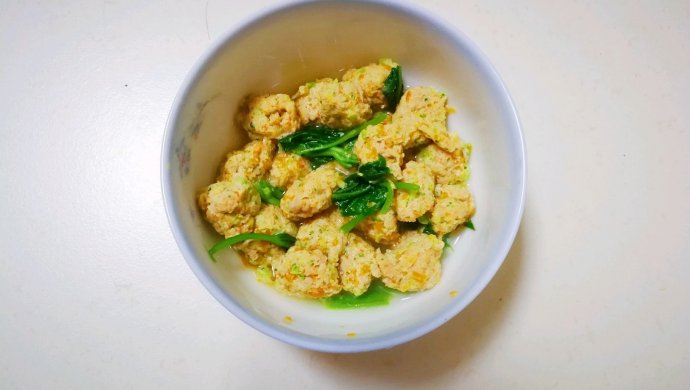 宝宝辅食- 什锦蔬菜肉丸子