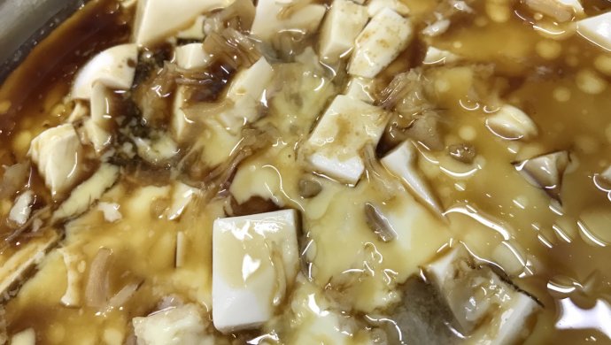 山水豆腐瑶柱蒸蛋