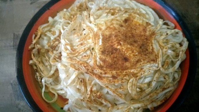 挂面鸡蛋煎饼（小布版）