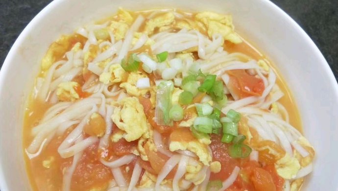 懒人速食面・西红柿鸡蛋挂面