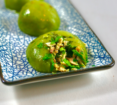 金枪鱼荠菜青团