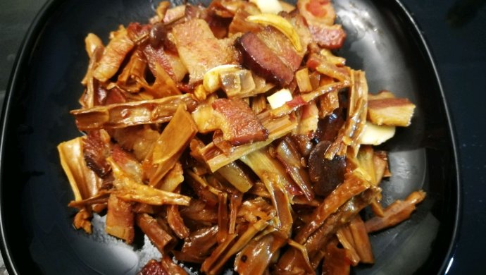 炒笋干腊肉