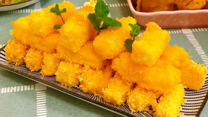 脆皮炸鲜奶&椰蓉小方
