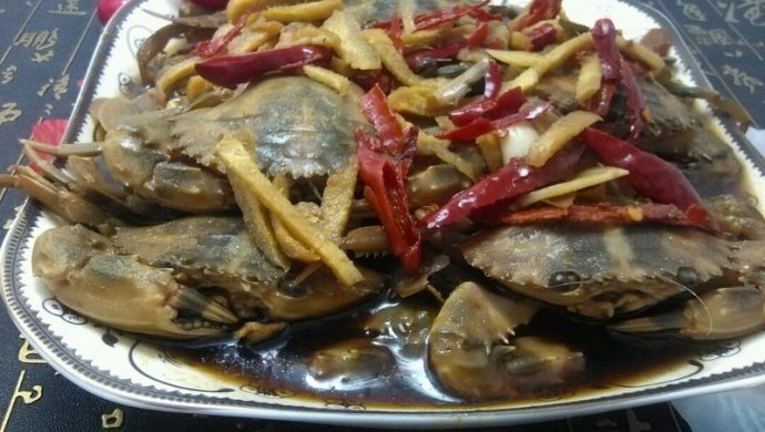 老卤黄酒醉海蟹