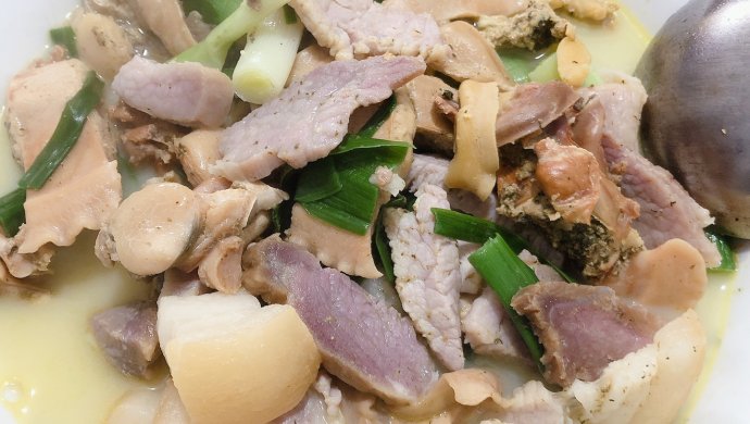 咸肉河蚌汤