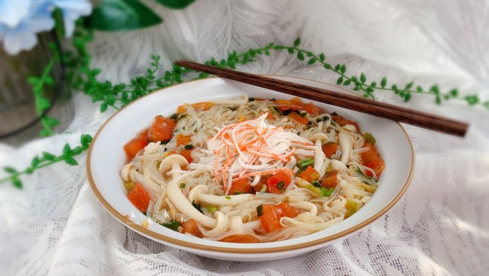 蟹柳菌菇面