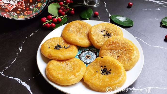 香甜地瓜糯米饼