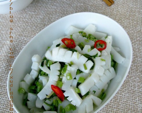 雪菜炒墨鱼