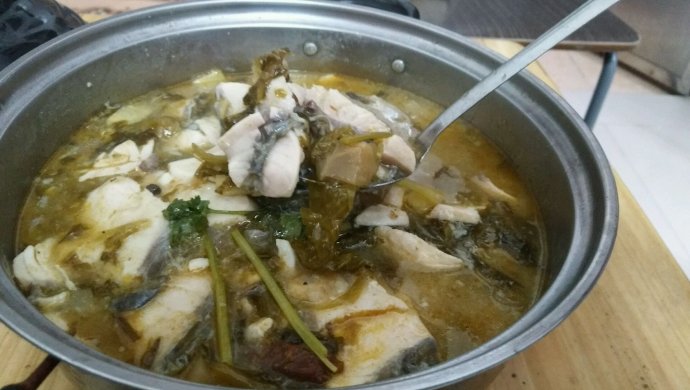 酸菜鱼→最简易做法，一个电磁炉搞定（超市调料包版）