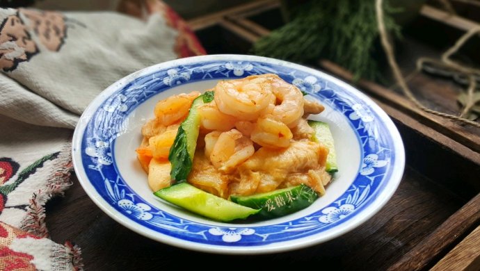 虾仁面筋