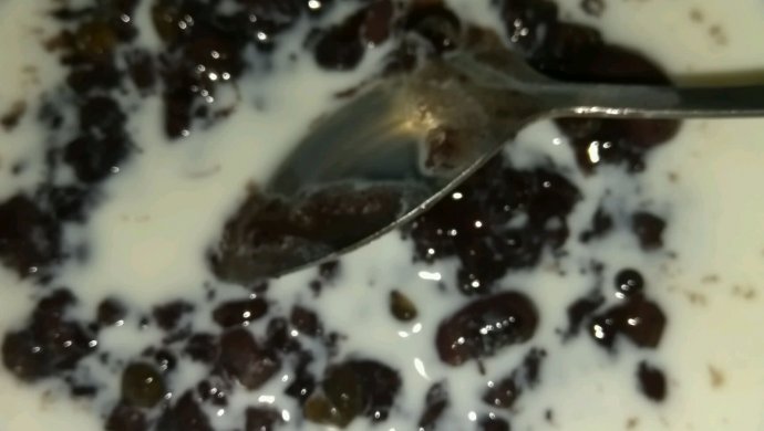 黑糯米杂豆粥
