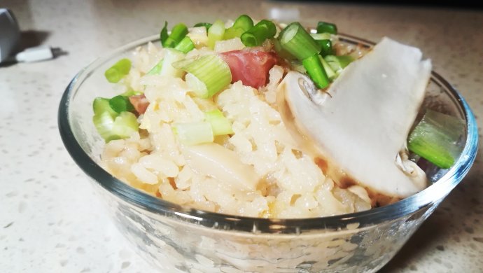 “鲜了鲜”松茸雷笋焖饭