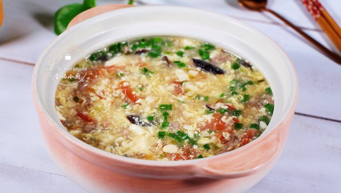 冬日暖身菜~牛肉豆腐羹
