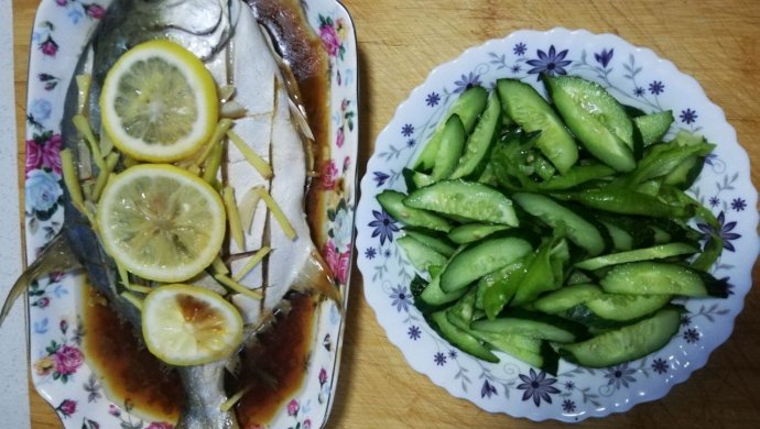 原汁原味-清蒸金鲳鱼