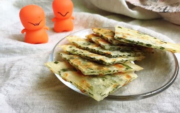 快手葱油饼―馄饨皮版
