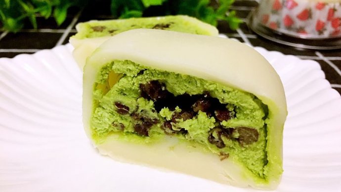 抹茶奥利奥雪媚娘～超详细图解