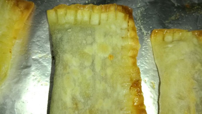 豆沙芝士派（馄饨皮版）