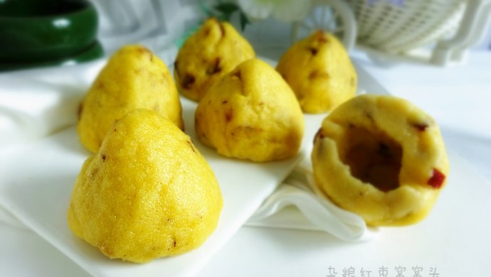 杂粮红枣窝窝头