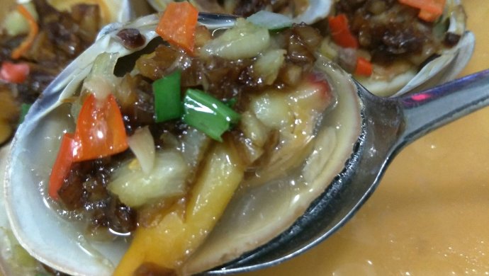 蒸蒜蓉黄蚬子(家常)