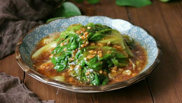 家常白灼生菜