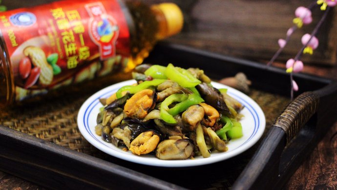 茄条炒海虹