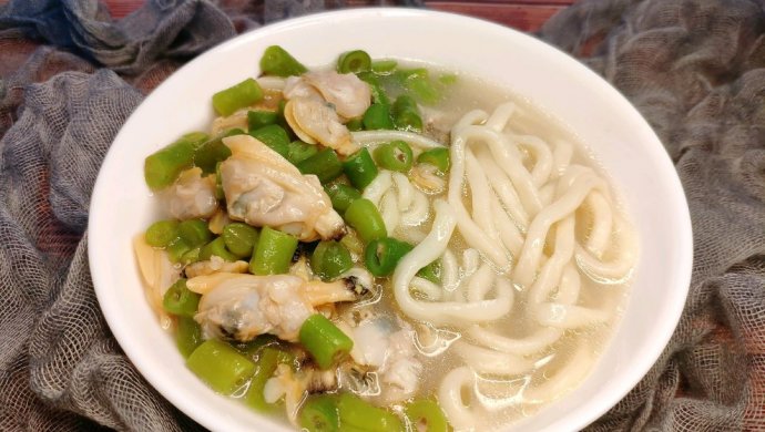 大连特色――芸豆蚬子面