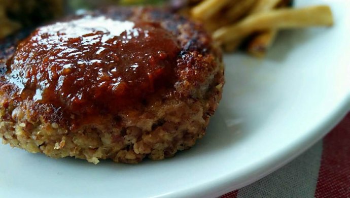红高粱汉堡饼(素食)