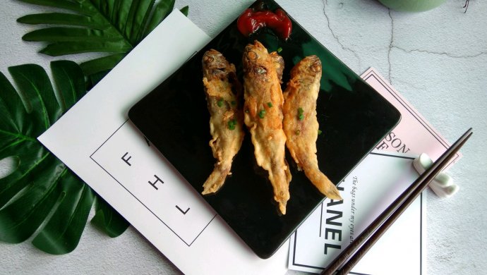 茶香香酥小黄鱼
