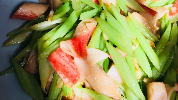 低盐 芹菜蟹棒