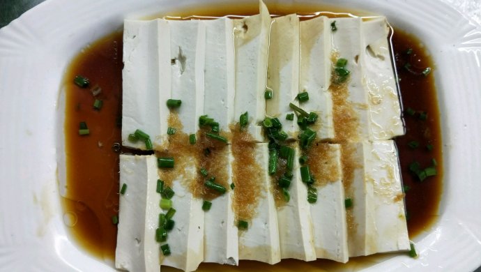 瑶柱蒸石磨豆腐