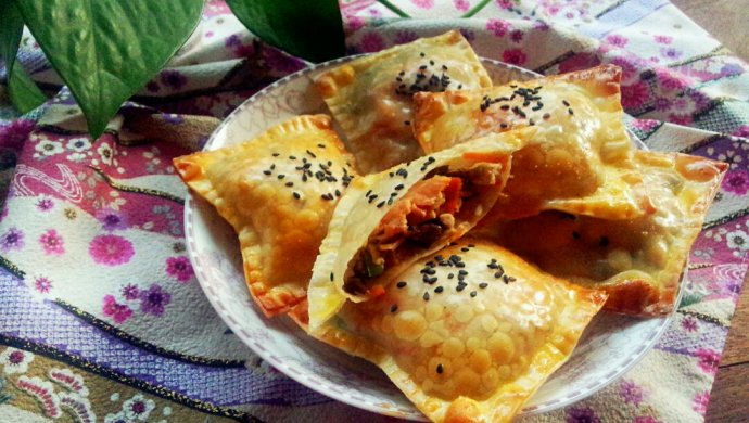 剩馄饨皮儿也能高大上――独家原创鲜味酥盒