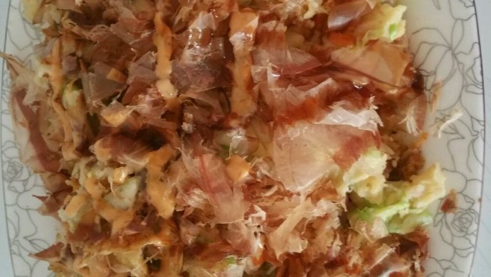 日式柴鱼蔬菜煎饼