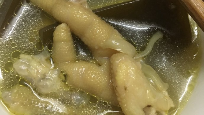 海带鸡爪汤