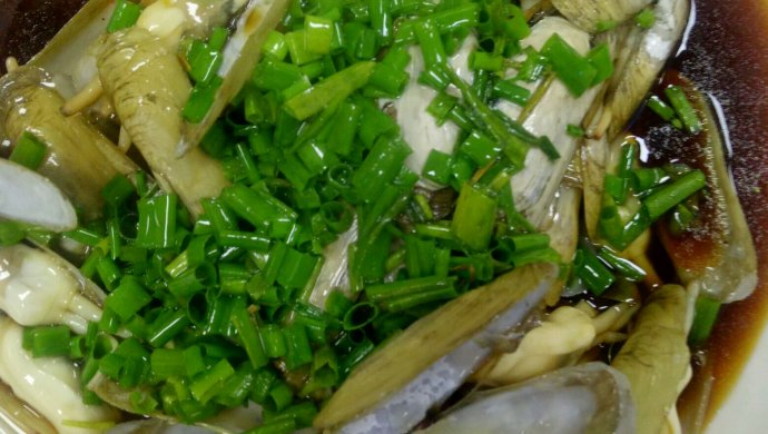 葱油蛏子